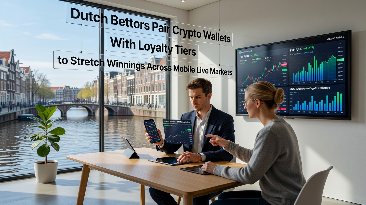 Mobiele live markten met crypto en loyaliteitstiers in Nederland